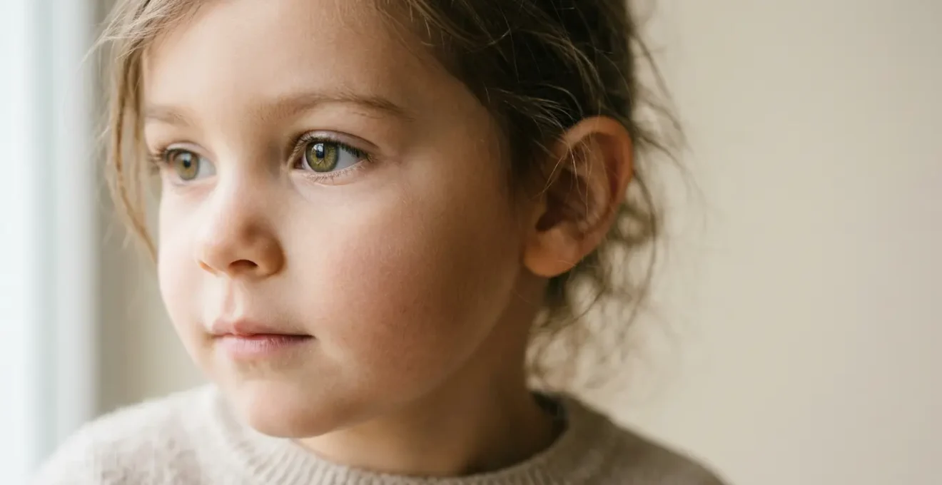 Professional photograph showing myopia control concept for children's vision health