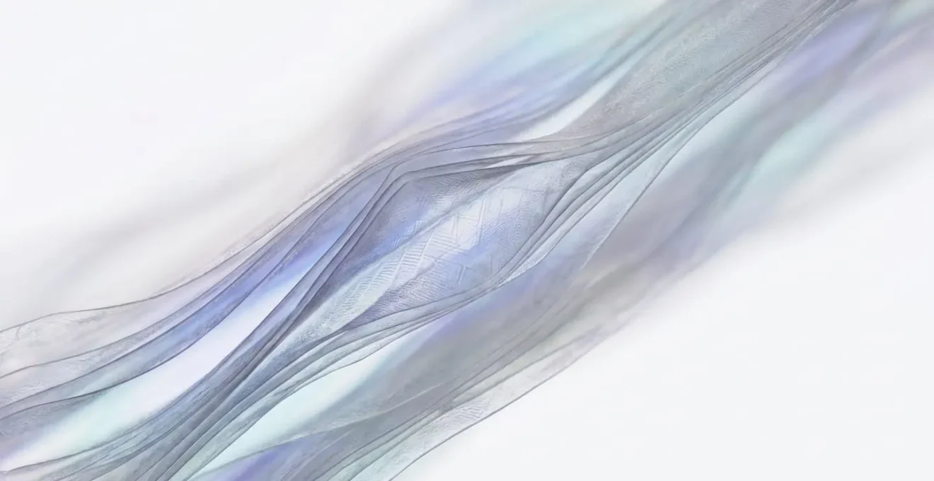 Extreme macro close-up of lens fiber cell structures showing crystallin protein organization and light-refracting properties