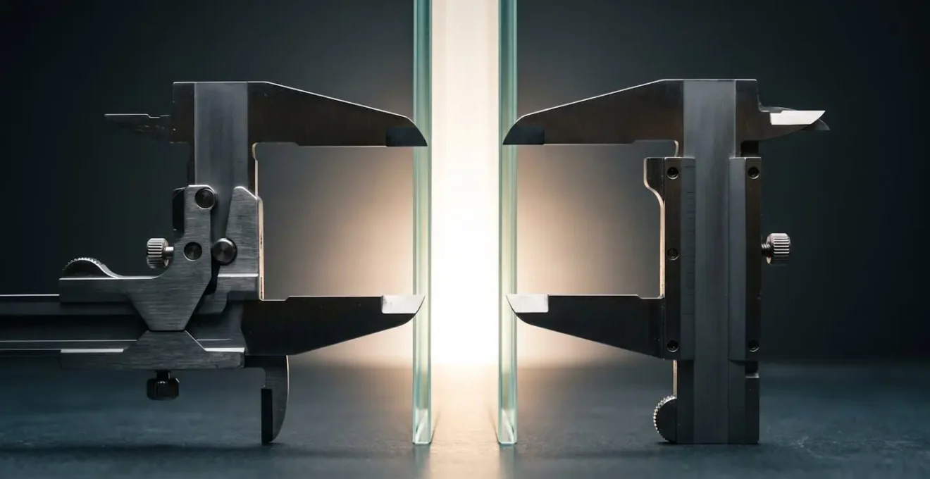 Symbolic photograph representing narrow precision zone and bilateral eye alignment for progressive lenses